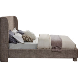 Meridian Penny Brown Polyester Fabric Full Bed