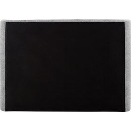 Meridian Penny Grey Boucle Fabric Full Bed
