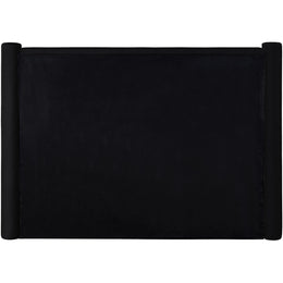 Meridian Elias Black Velvet Full Bed