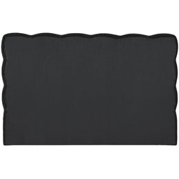 Meridian Deco Black Boucle Fabric Full Bed (3 Boxes)