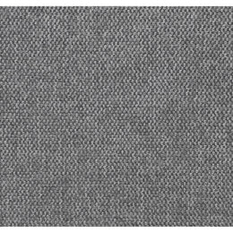 Meridian Harper Grey Linen Textured Fabric Twin Trundle Bed