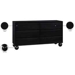 Meridian Kent Black Dresser