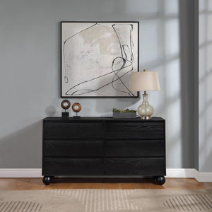 Meridian Kent Black Dresser