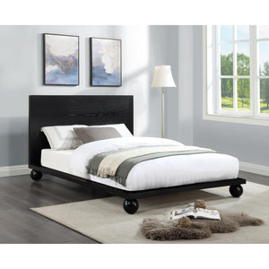 Meridian Kent Black Queen Bed (3 Boxes)