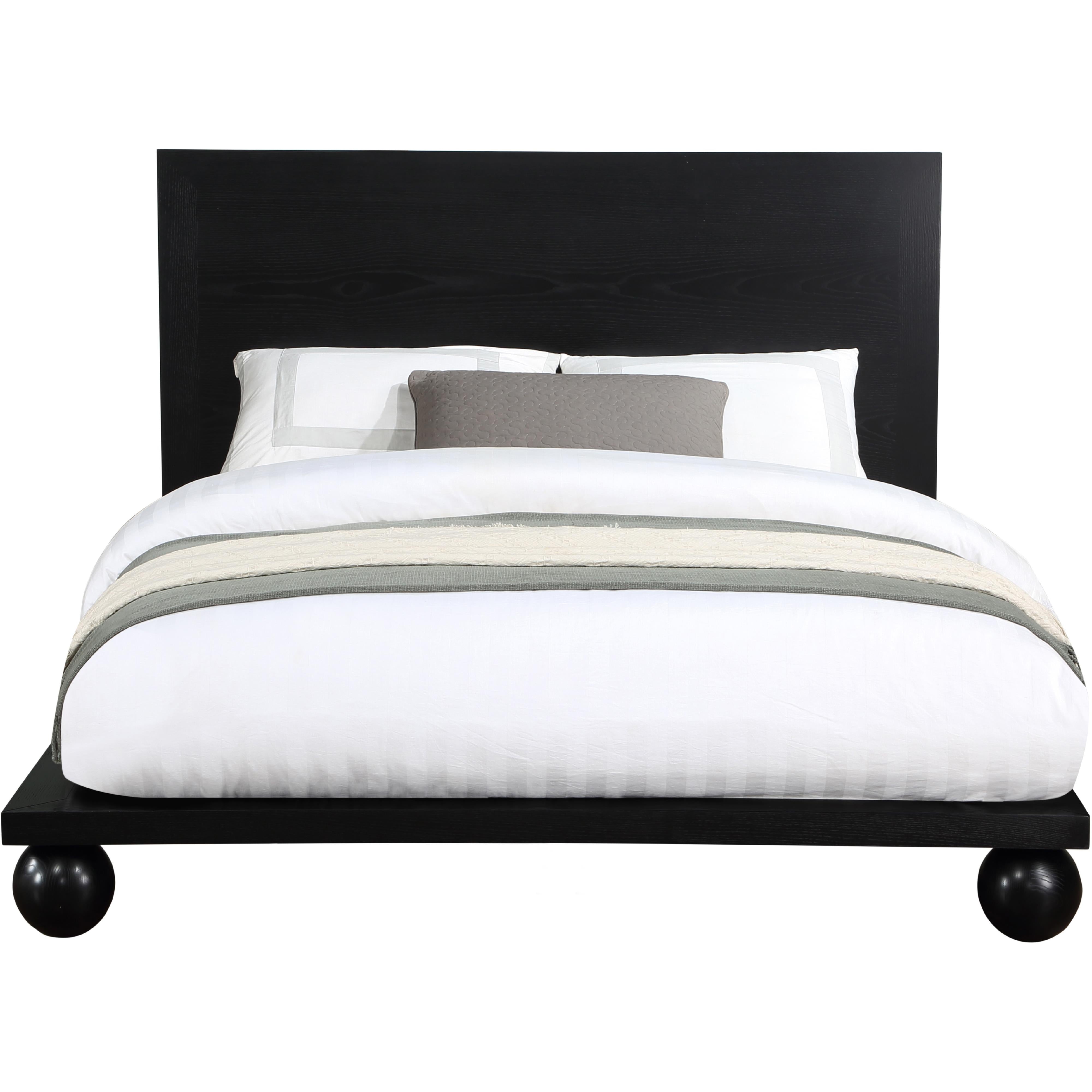 Meridian Kent Black Queen Bed (3 Boxes)