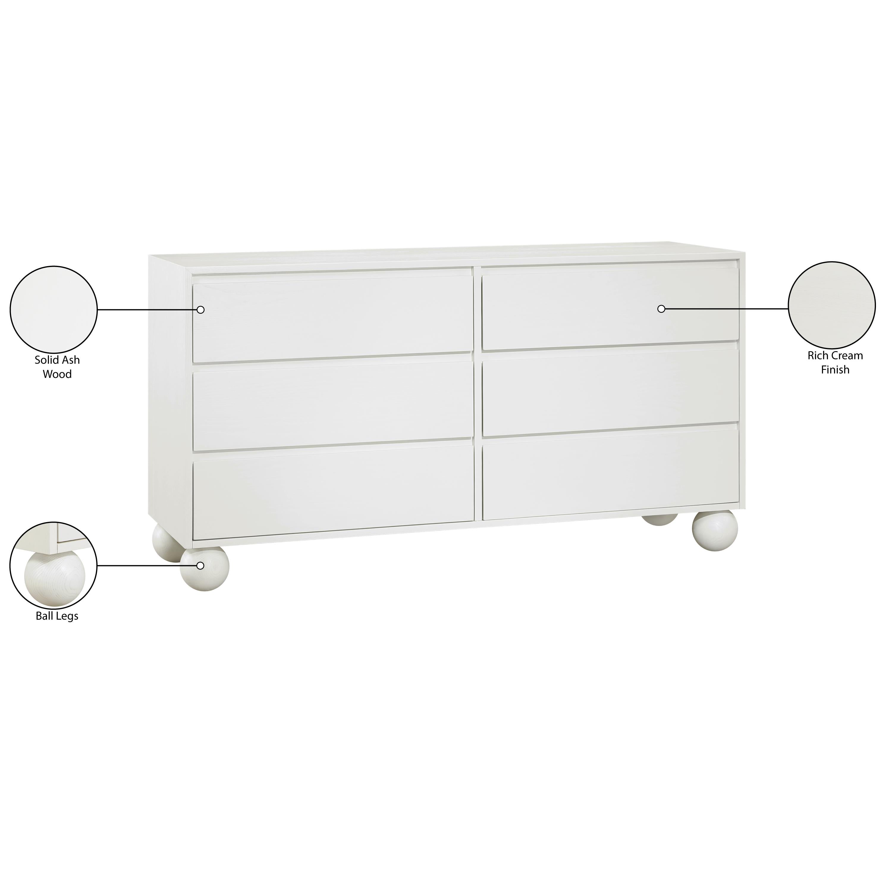 Meridian Kent Cream Dresser