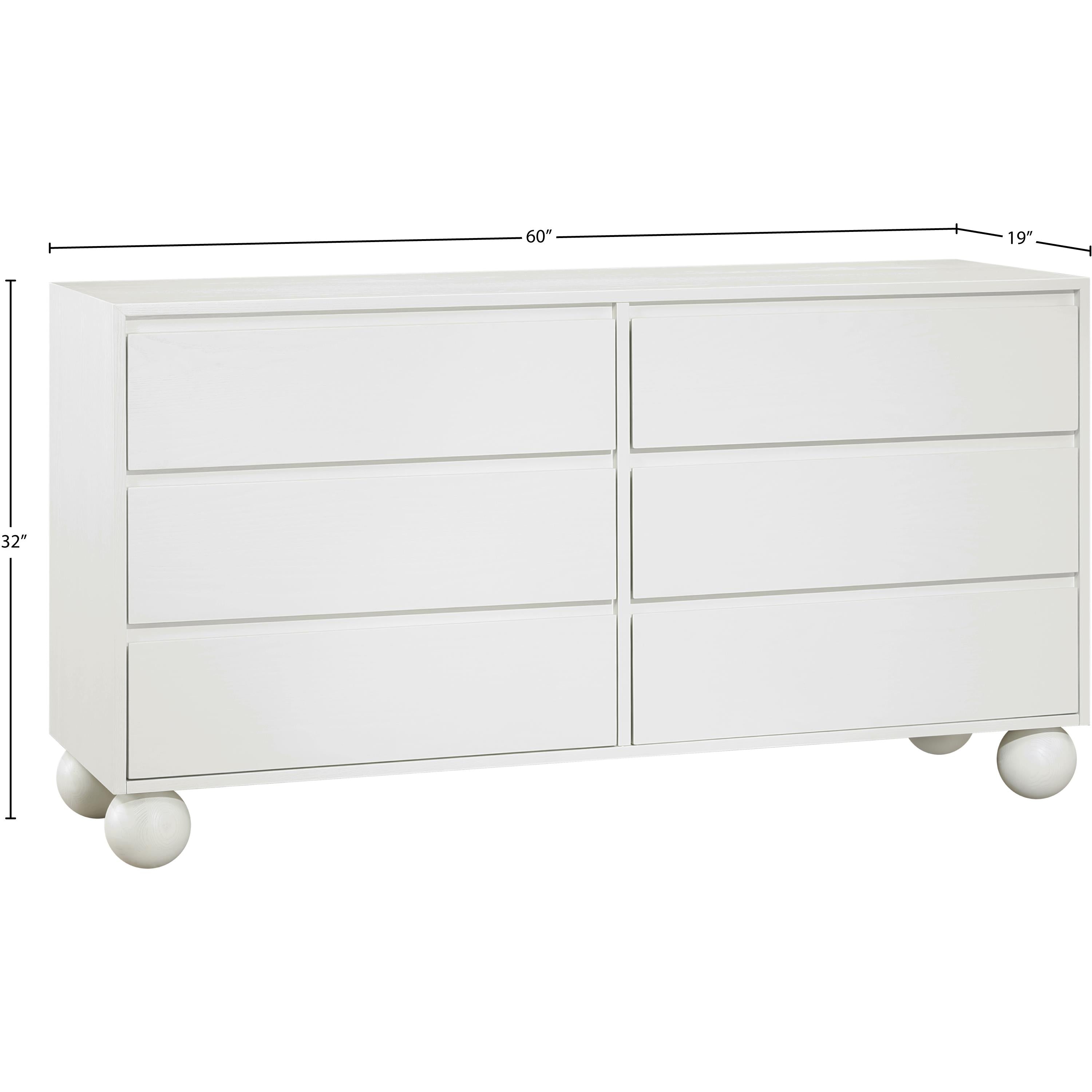 Meridian Kent Cream Dresser