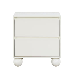 Meridian Kent Cream Night Stand