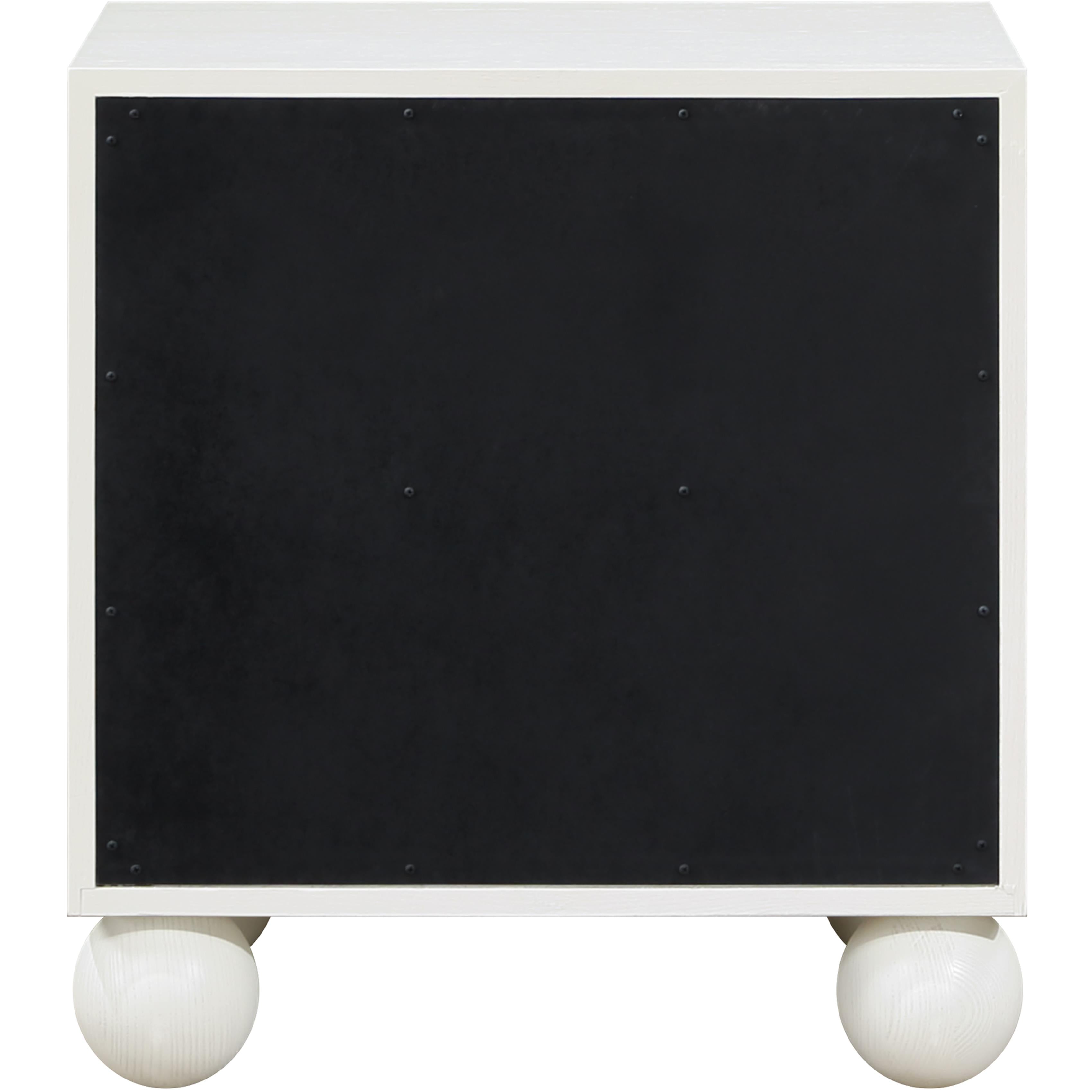 Meridian Kent Cream Night Stand
