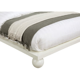 Meridian Kent Cream Queen Bed (3 Boxes)