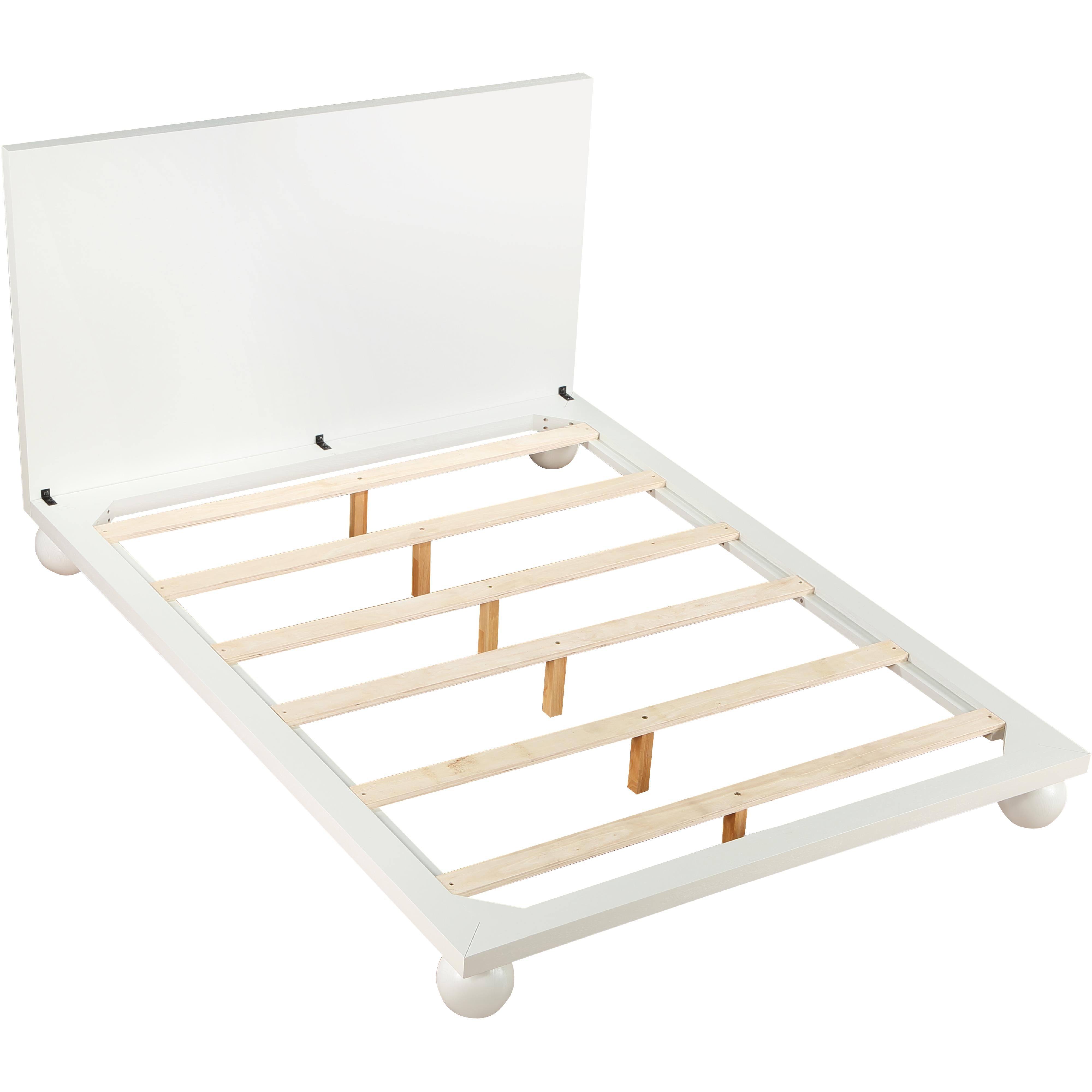 Meridian Kent Cream Queen Bed (3 Boxes)