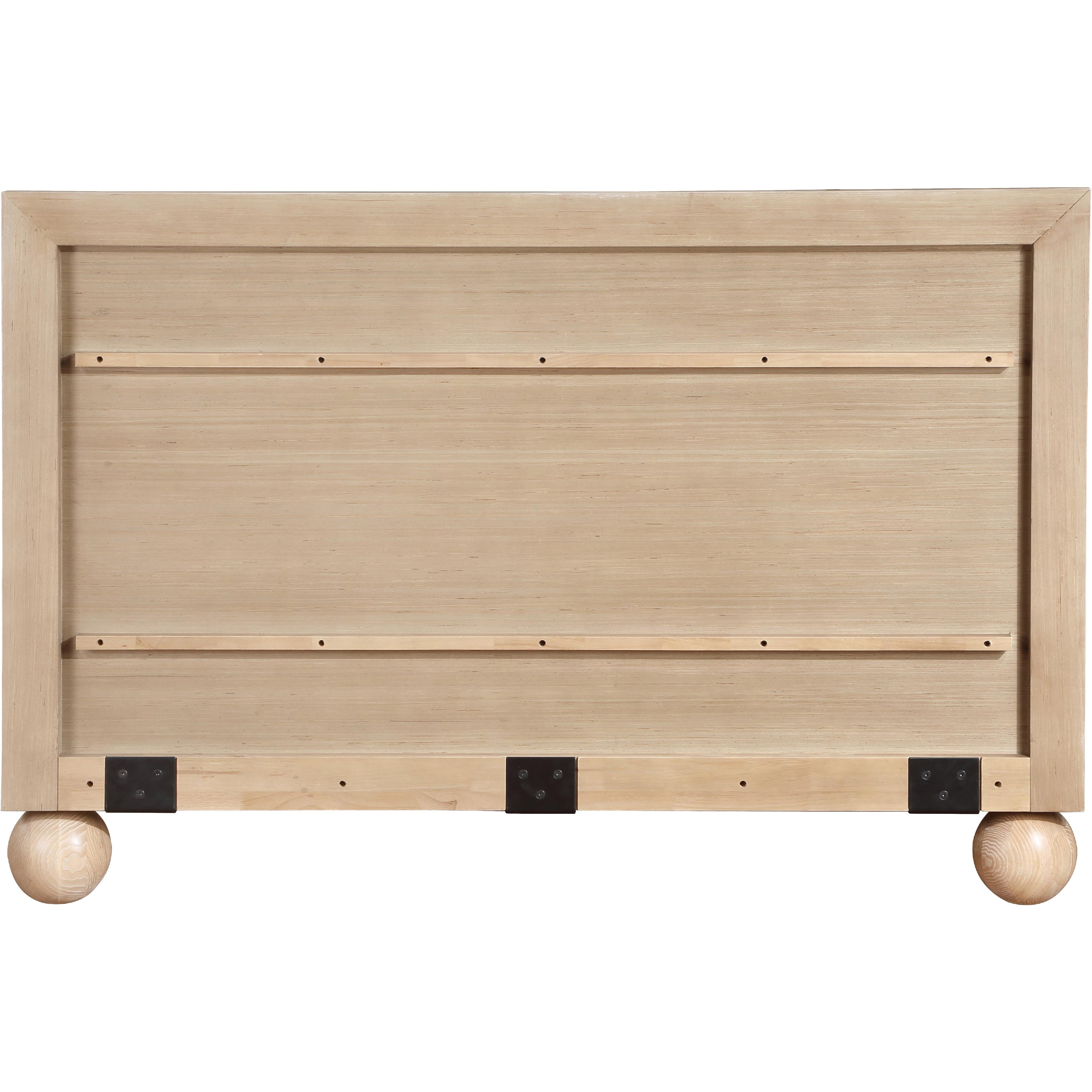 Meridian Kent Natural Queen Bed (3 Boxes)