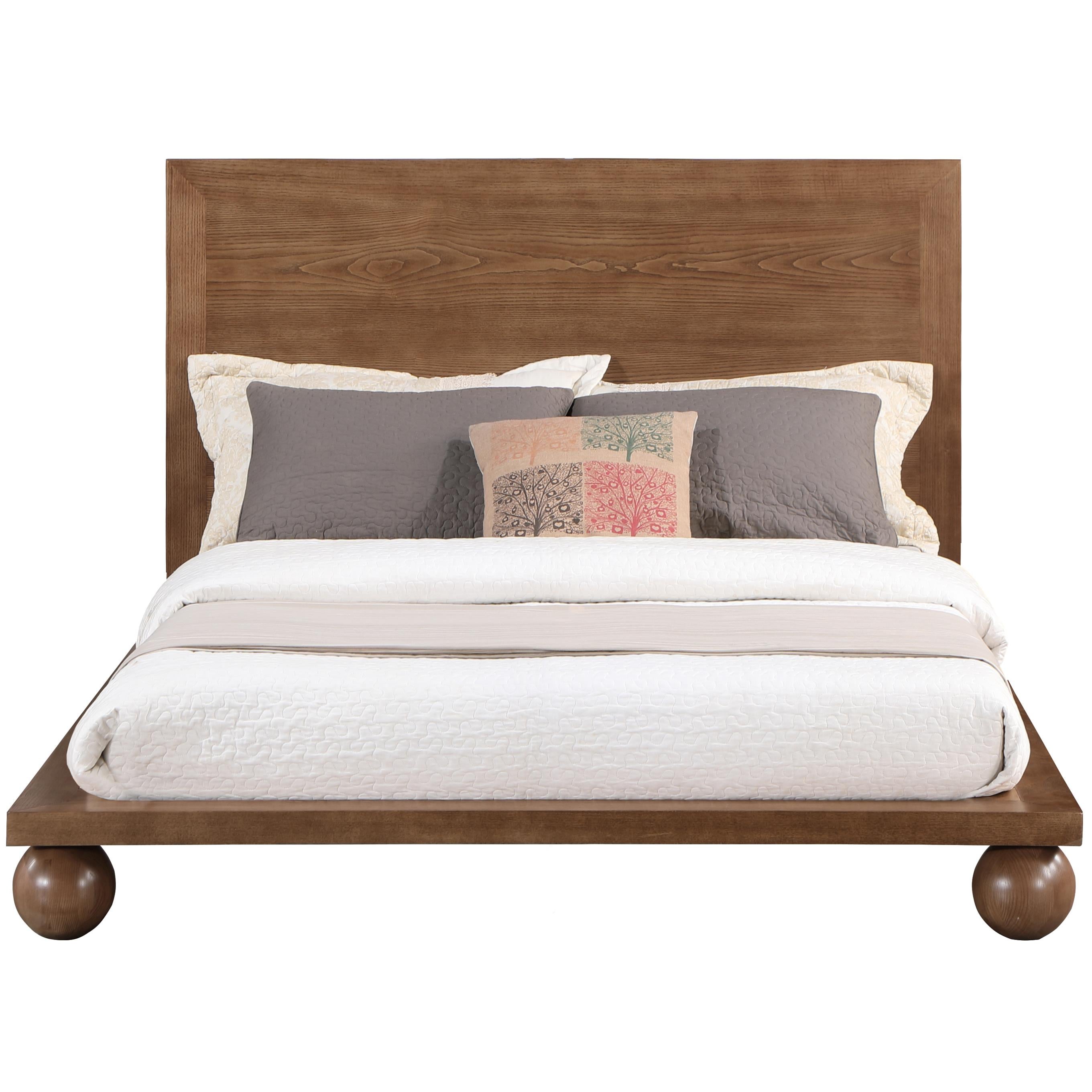 Meridian Kent Walnut King Bed (3 Boxes)