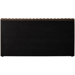 Meridian Nico Brown Velvet Full Bed