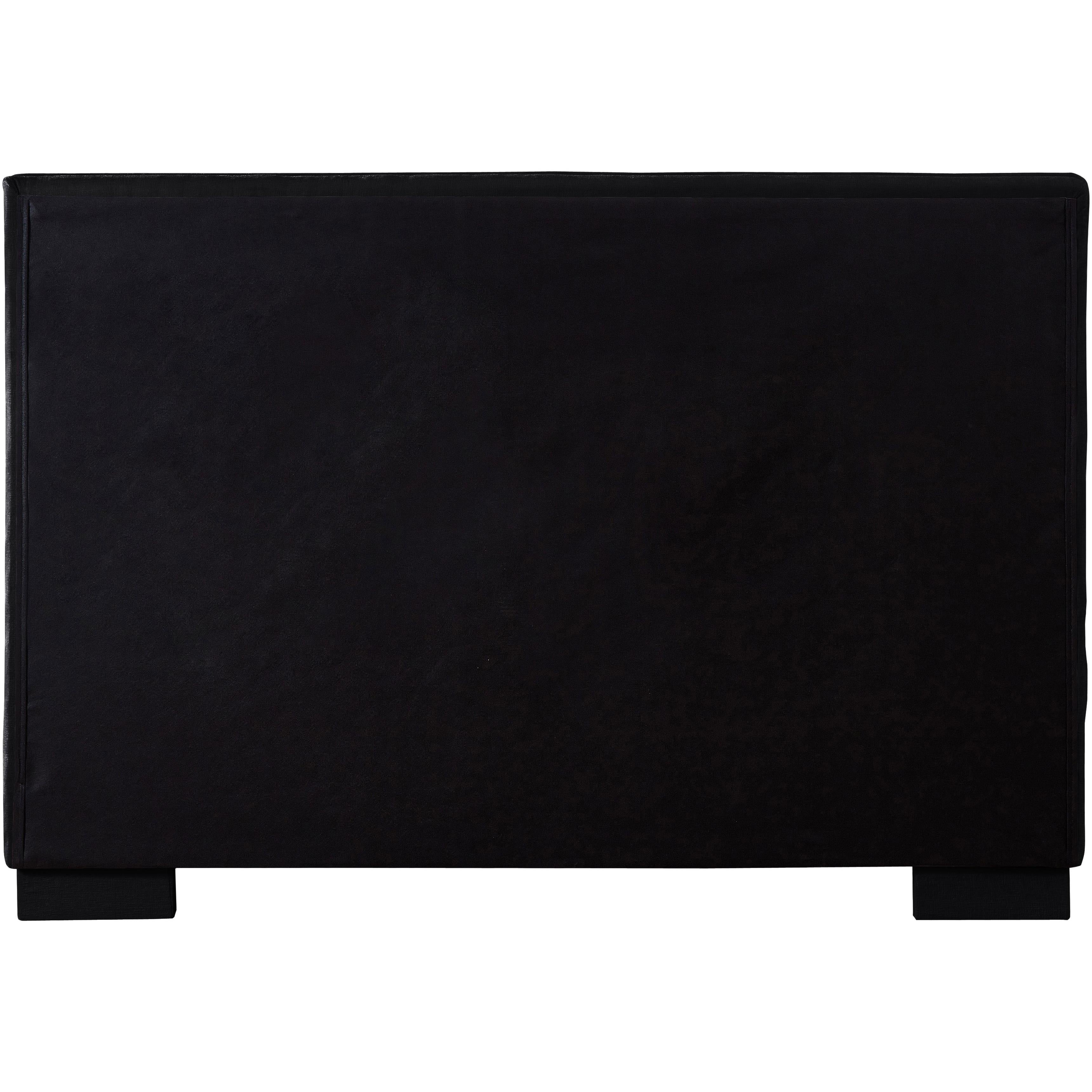 Meridian Paxton Black Chenille Fabric King Bed (3 Boxes)