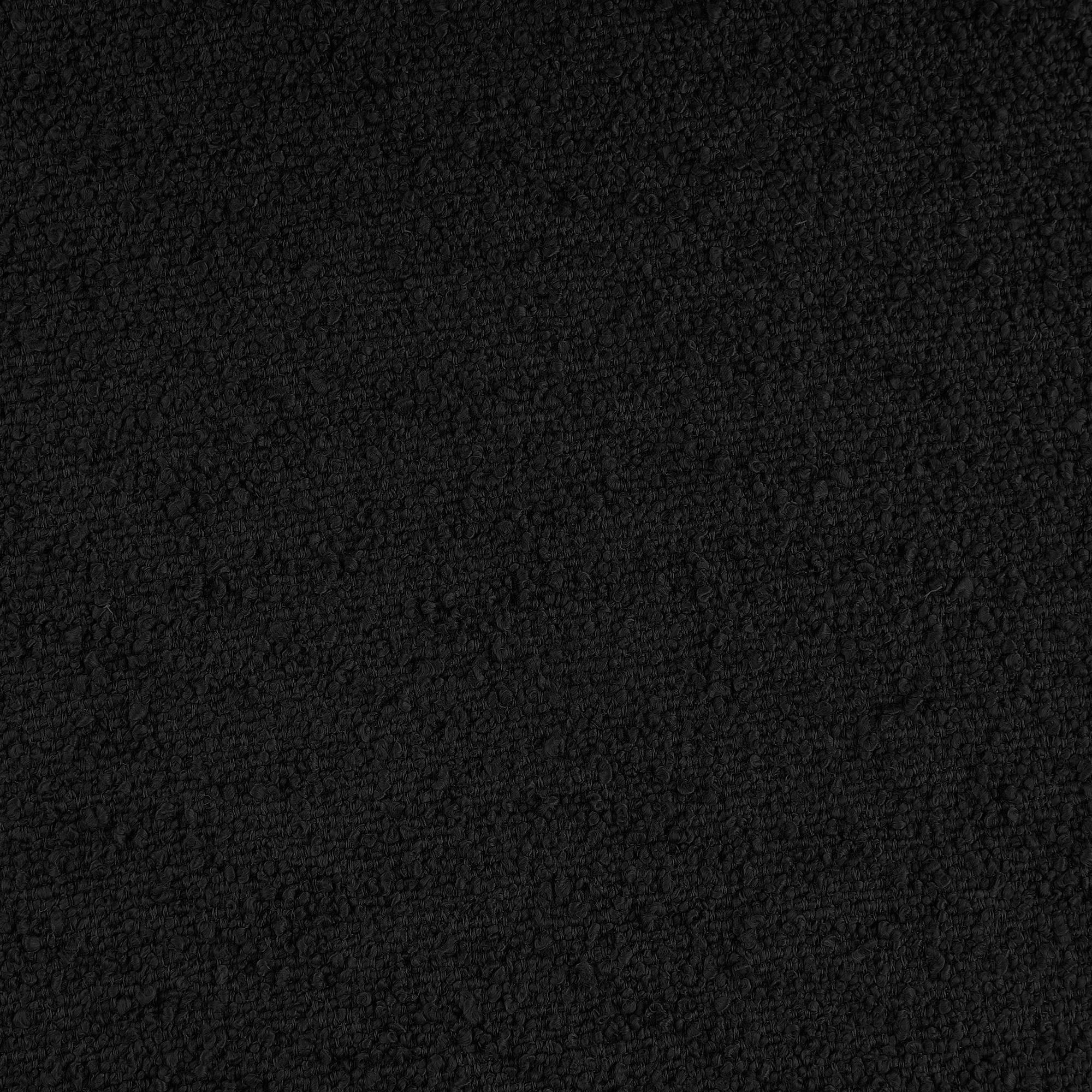 Meridian Shiloh Black Boucle Fabric Queen Bed (3 Boxes)