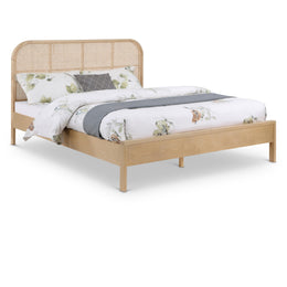Meridian Siena Natural Ash Wood Queen Bed (3 Boxes)