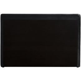Meridian Sloan Black Velvet Full Bed (3 Boxes)