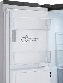 LG - 36-in Counter-Depth MAX 25.5 Cu. Ft. French Door Smart Refrigerator with Ice Plus - PrintProof Stainless Steel Look