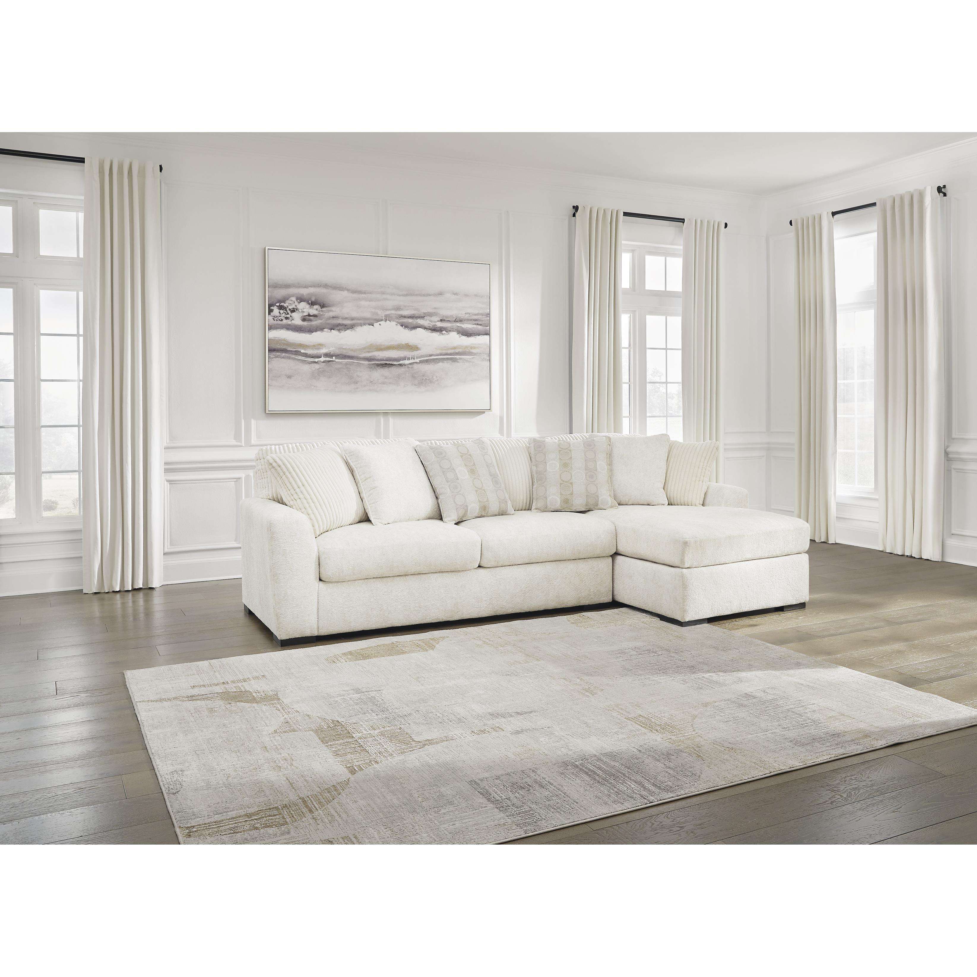 Swipe Furniture Exclusive Design Chessington Fabric 2 pc Sectional 6190466/6190417