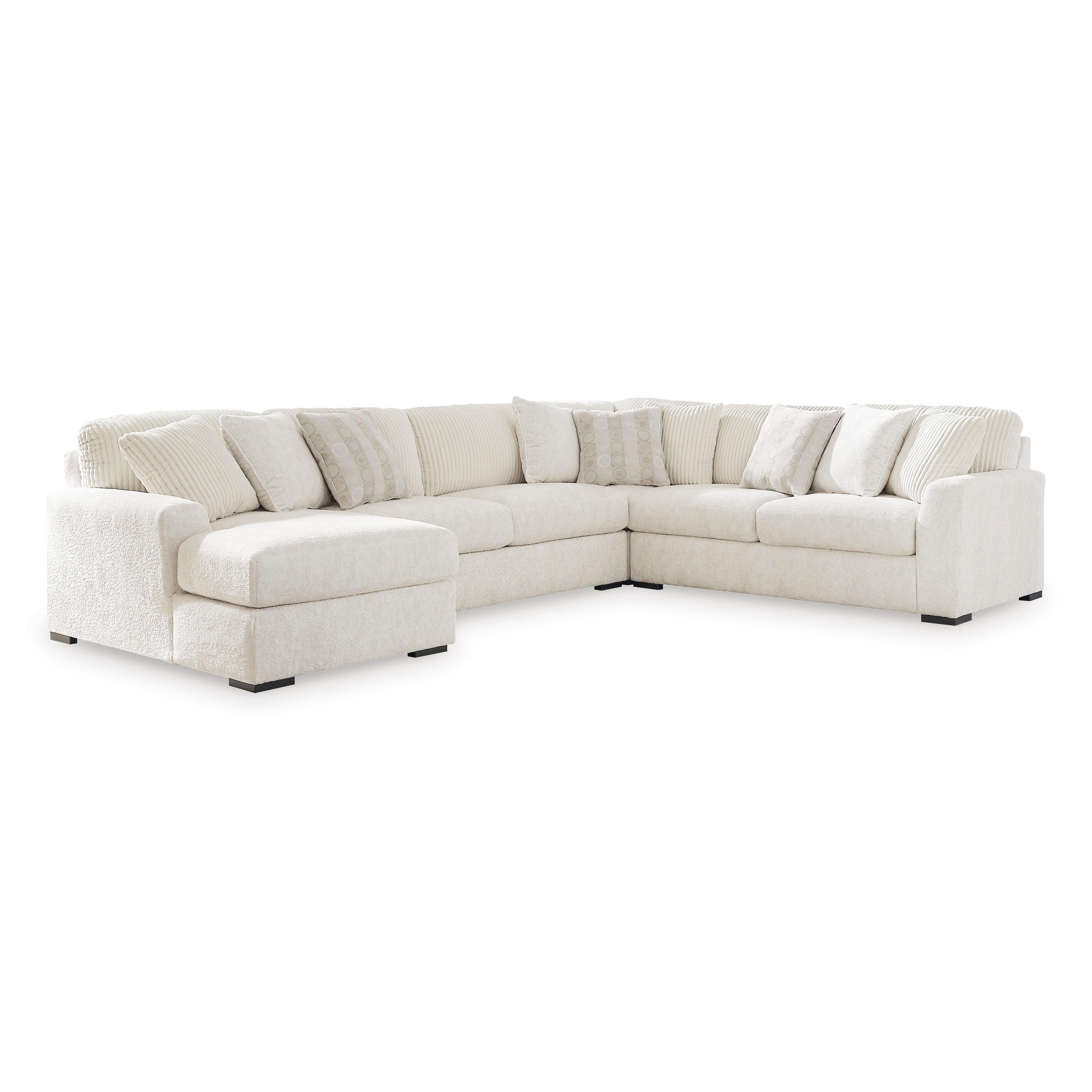 Swipe Furniture Exclusive Design Chessington Fabric 4 pc Sectional 6190416/6190434/6190477/6190467