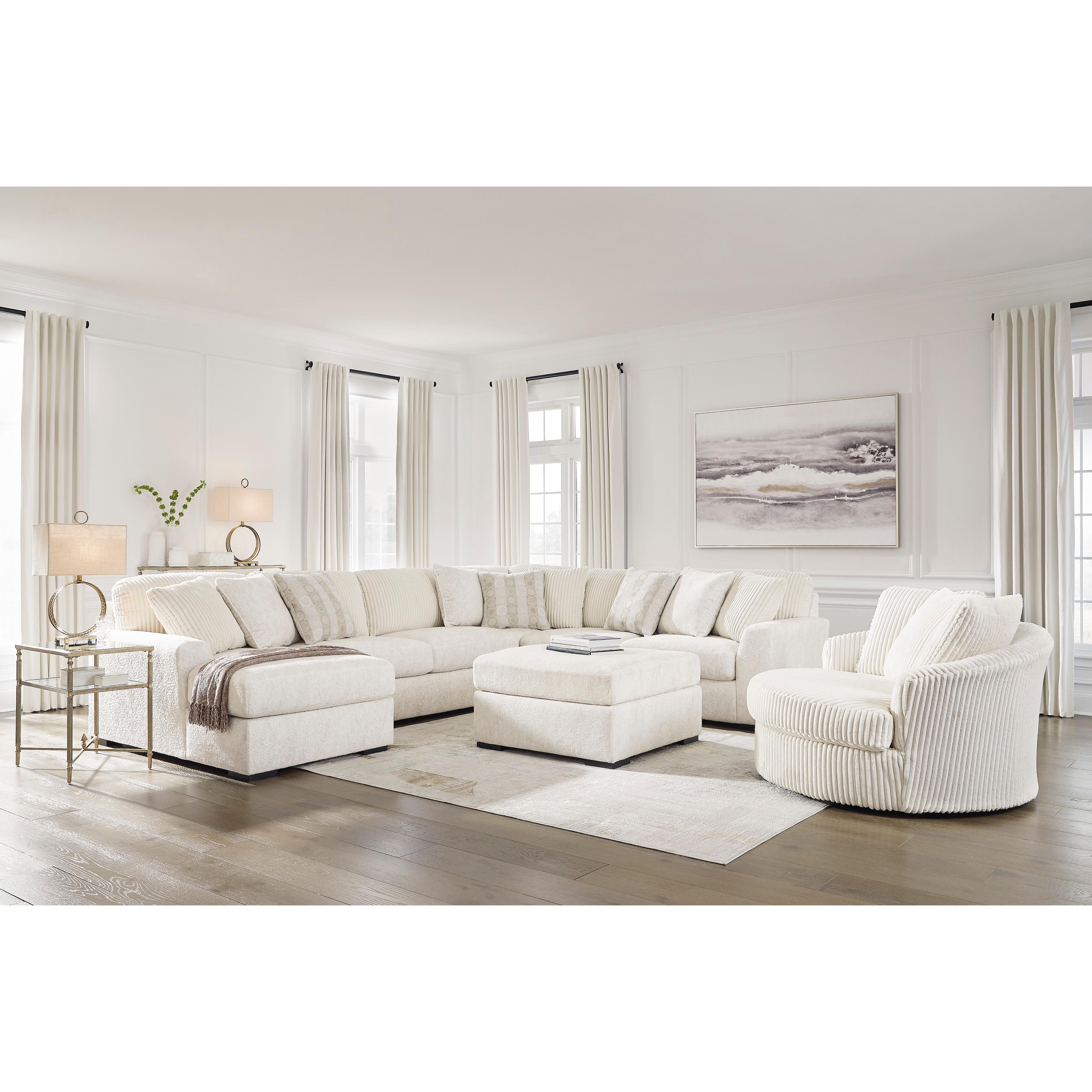 Swipe Furniture Exclusive Design Chessington Fabric 4 pc Sectional 6190416/6190434/6190477/6190467
