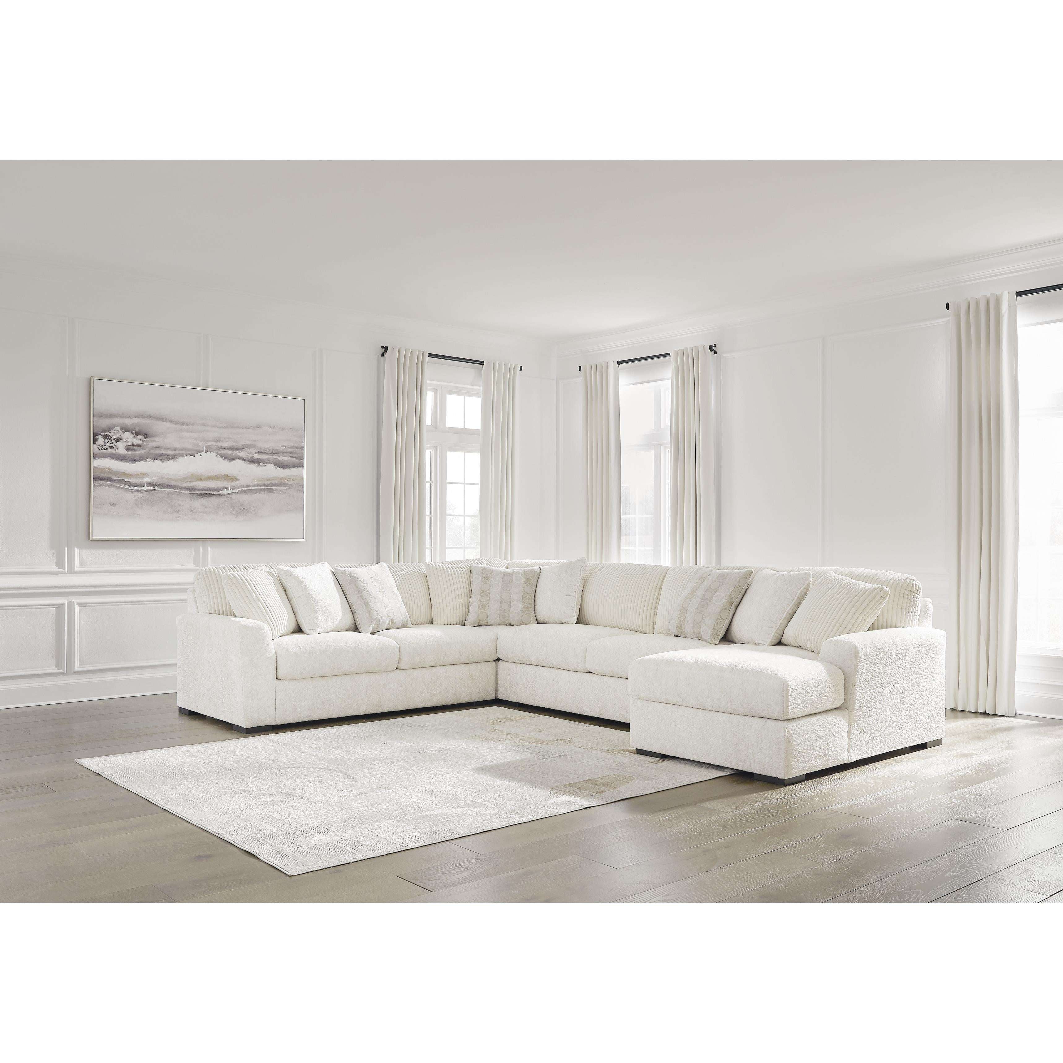 Diamond Modern Furniture Exclusive Design Chessington Fabric 4 pc Sectional 6190466/6190477/6190434/6190417