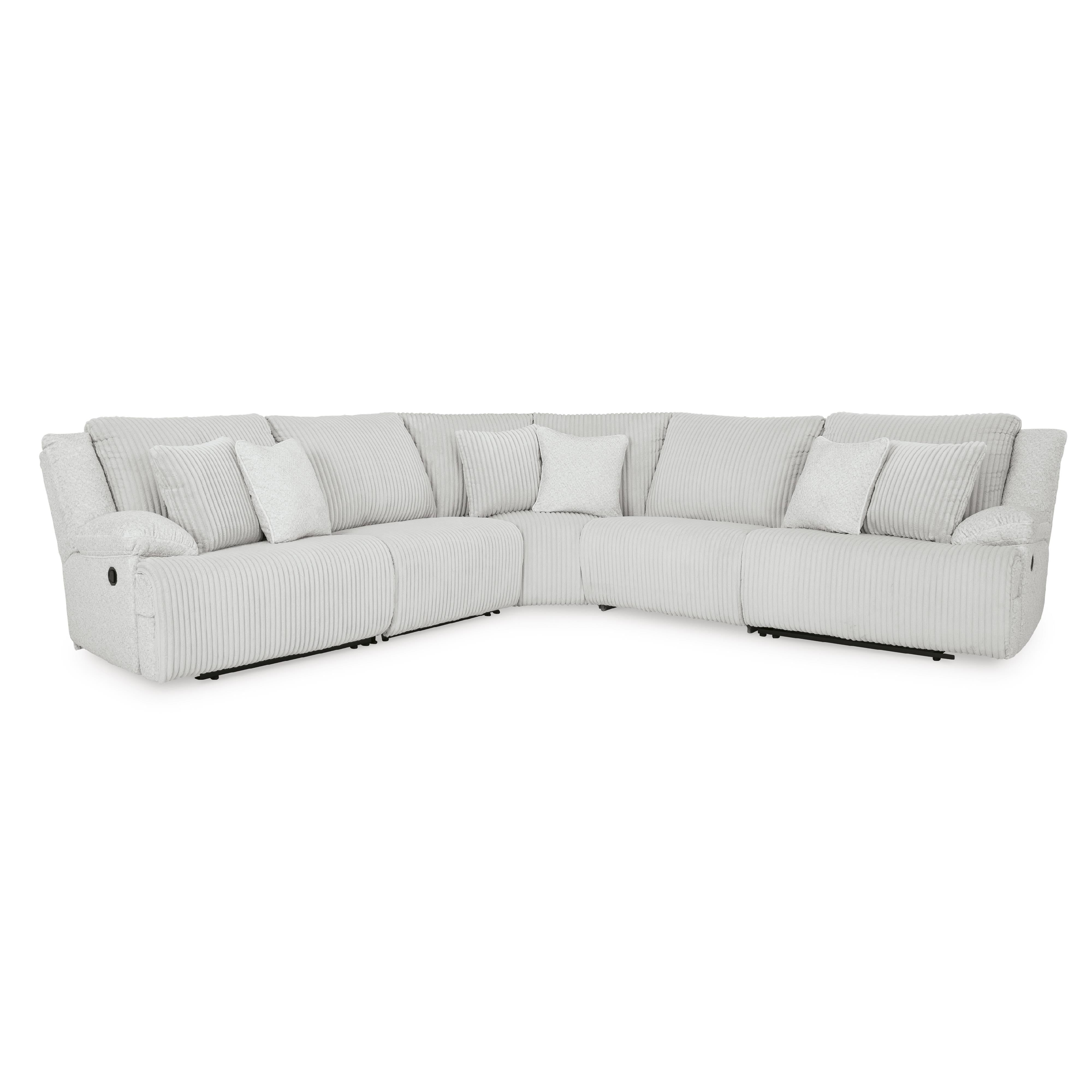 Swipe Furniture Exclusive Design Top Tier Reclining Fabric 5 pc Sectional 9270640/9270619/9270677/9270646/9270641