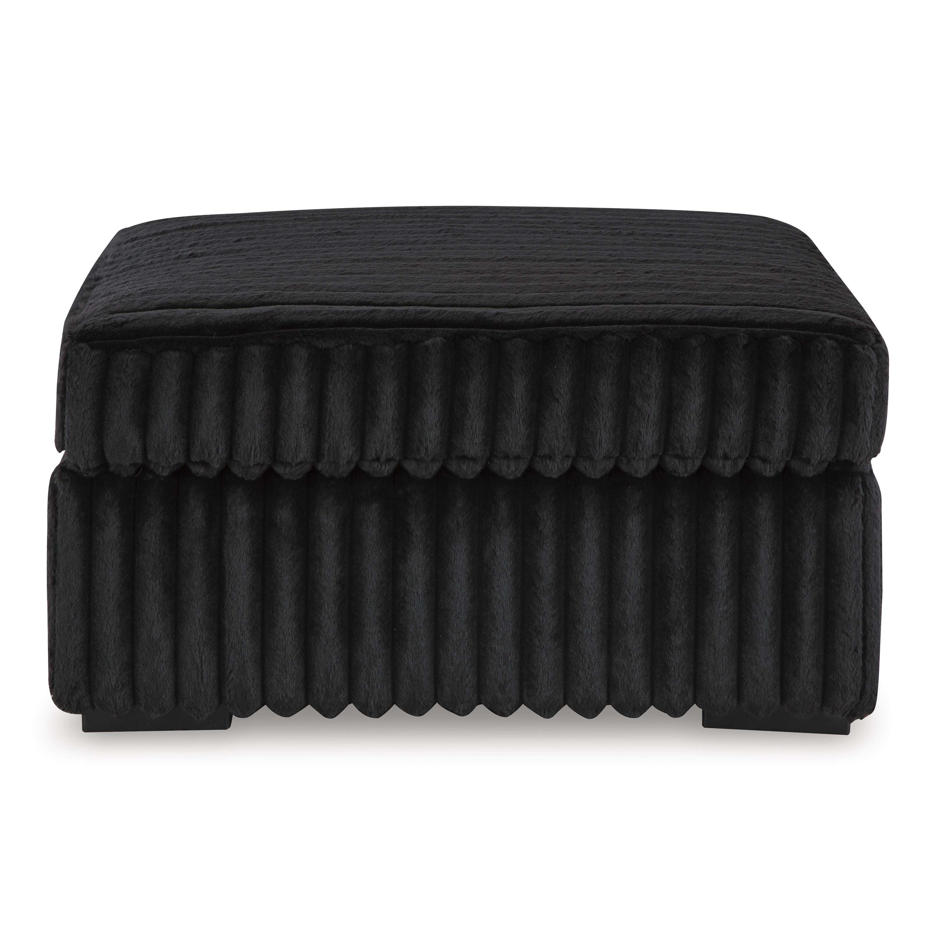 Swipe Furniture Exclusive Design Midnight-Madness Fabric Ottoman 9810308