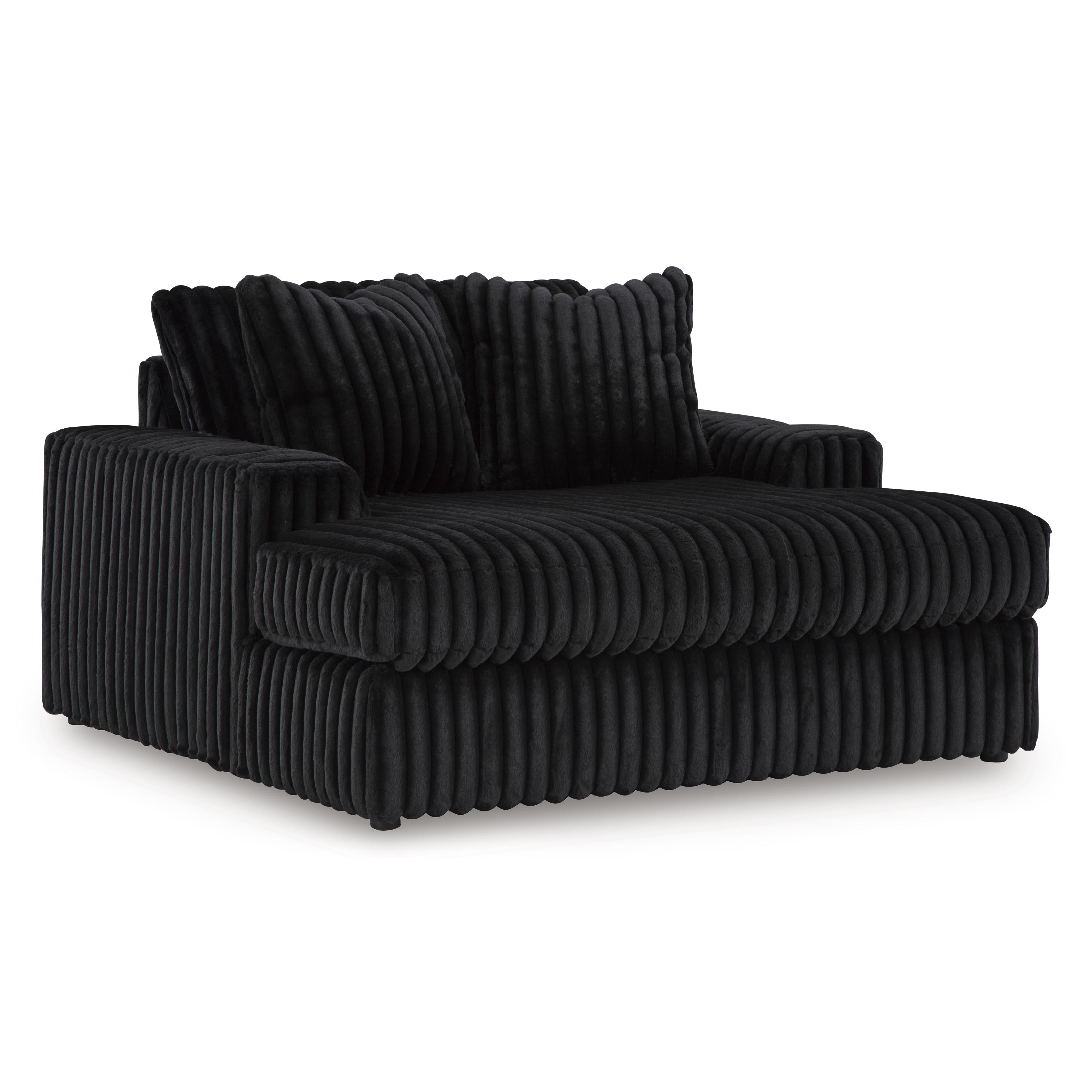 Swipe Furniture Exclusive Design Midnight-Madness Fabric Chaise 9810315