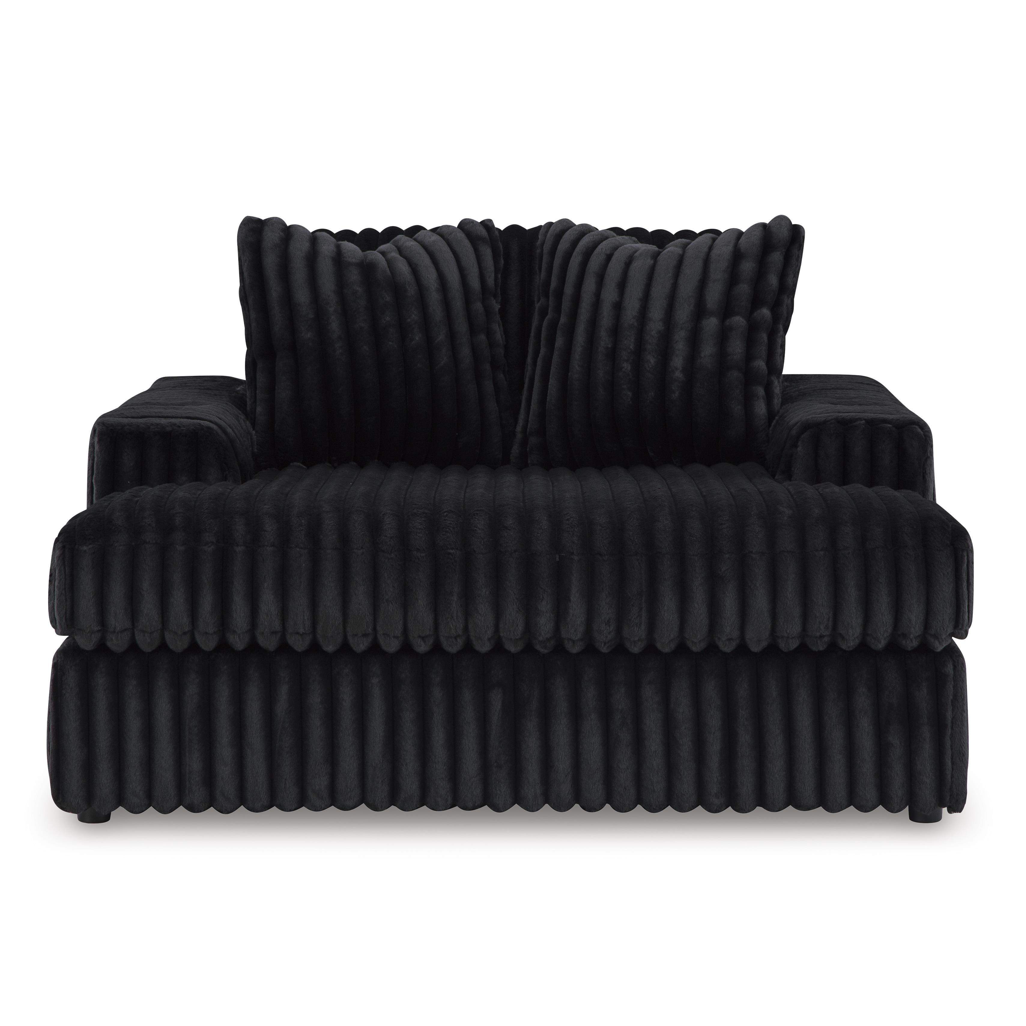 Swipe Furniture Exclusive Design Midnight-Madness Fabric Chaise 9810315