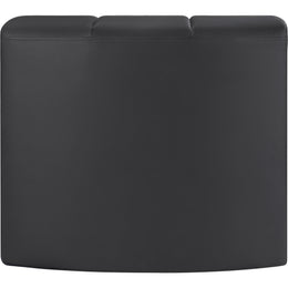 Meridian Arc Black Vegan Leather Curved Corner