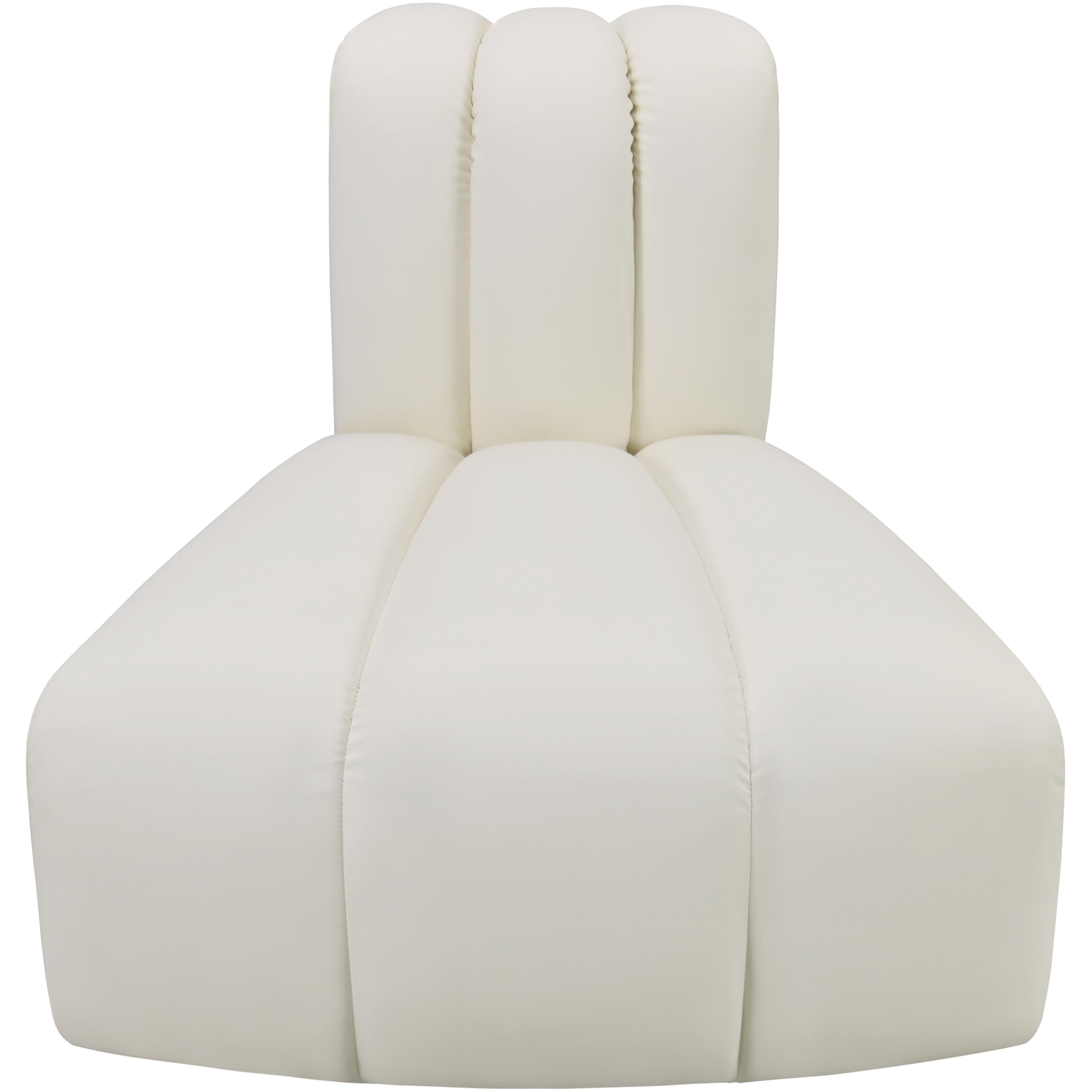 Meridian Arc Cream Vegan Leather Reverse Corner