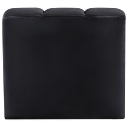 Meridian Arc Black Velvet Curved Corner