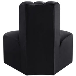 Meridian Arc Black Velvet Reverse Corner