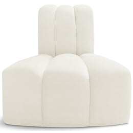 Meridian Arc Cream Velvet Reverse Corner