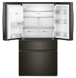 Whirlpool - 36 in. Wide 29 cu. ft. Family-Sized Capacity French Door Refrigerator with Flexible Temperature Drawer - Print Resist Blk Stnlss