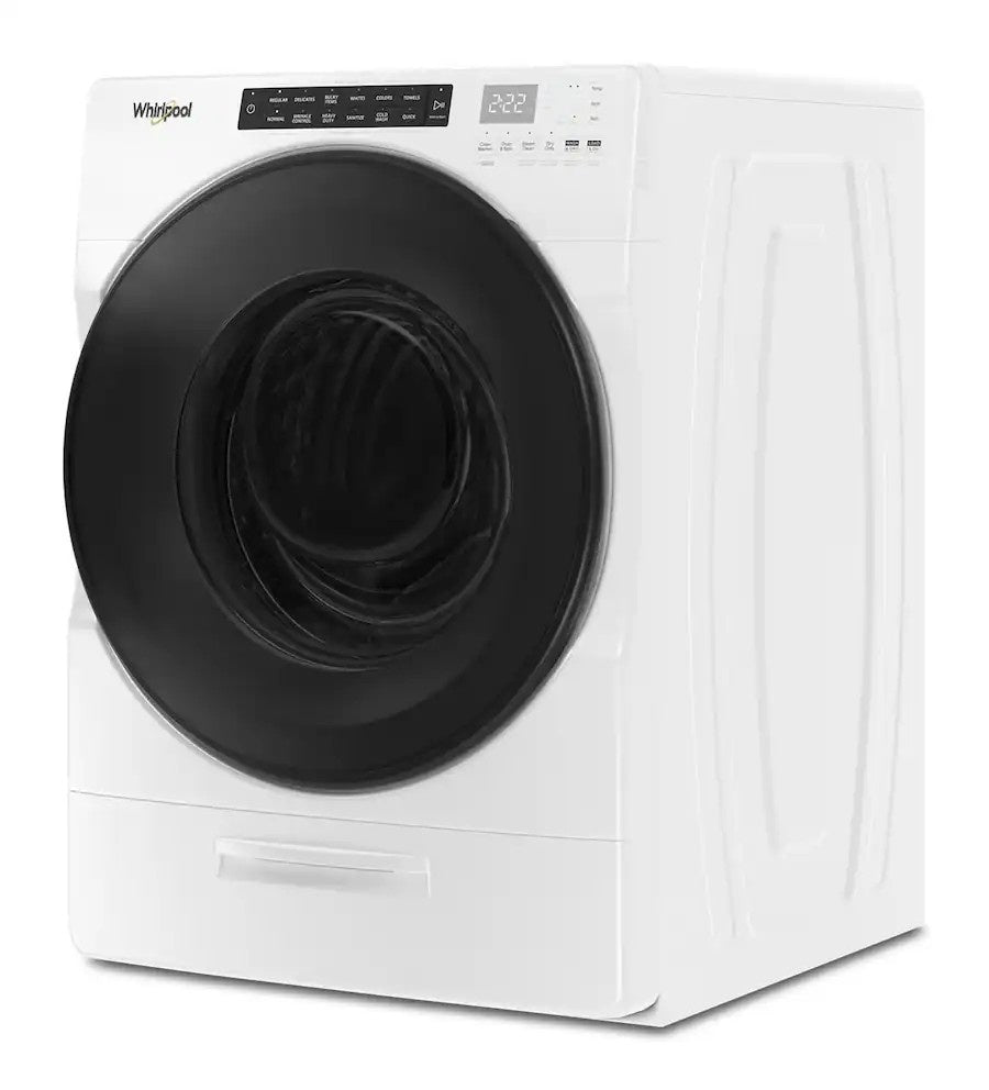 Whirlpool - 4.5 Cu. Ft High Efficiency All In One Washer/Dryer Combo with Steam and Load & Go XL Dispenser - White