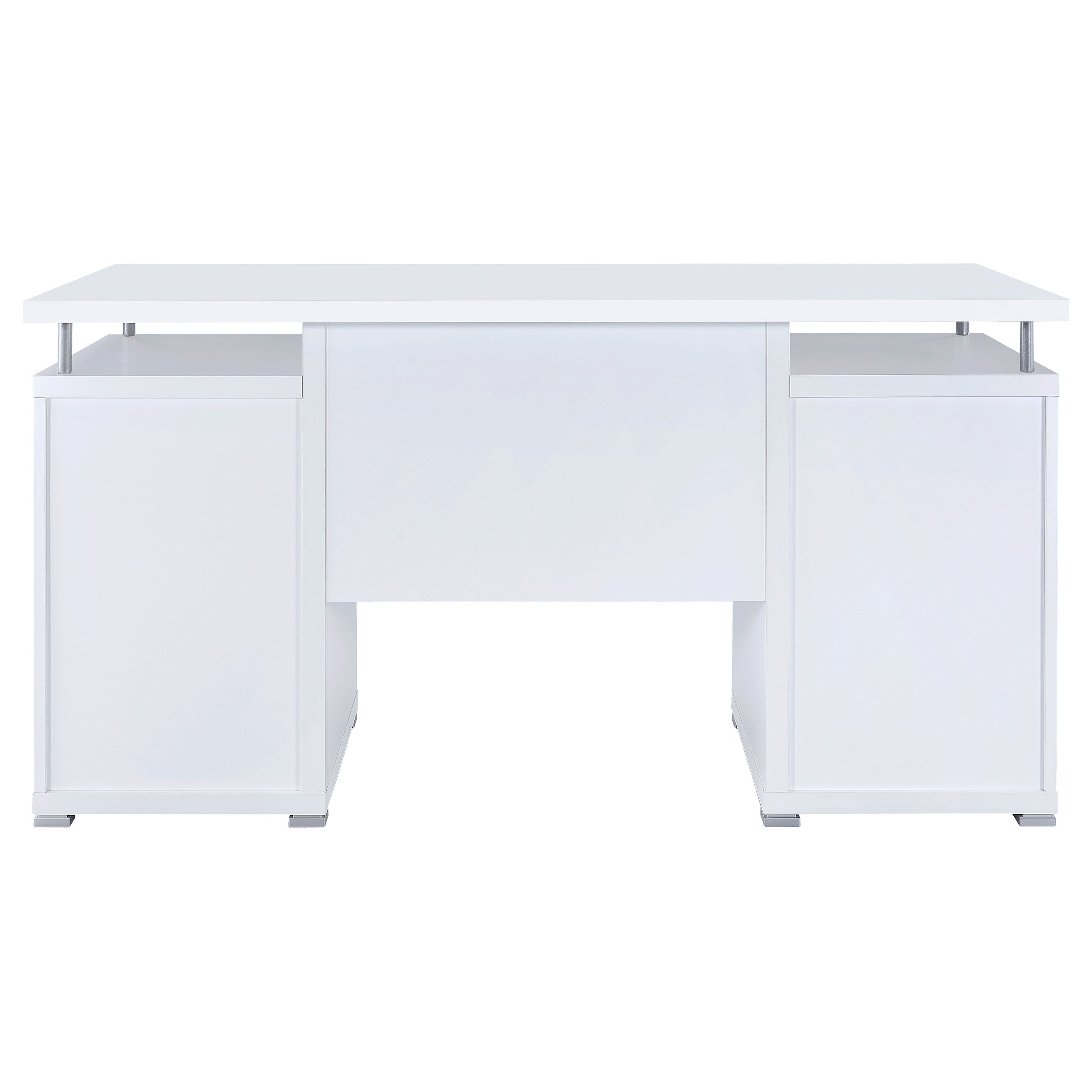 Tracy 55-inch 2-drawer Office Computer Desk Cappuccino