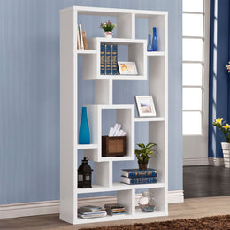 Corey 71-inch 8-shelf Bookshelf Cappuccino