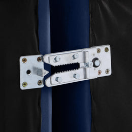 Meridian Indulge Navy Velvet Ottoman