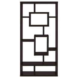 Corey 71-inch 8-shelf Bookshelf Cappuccino