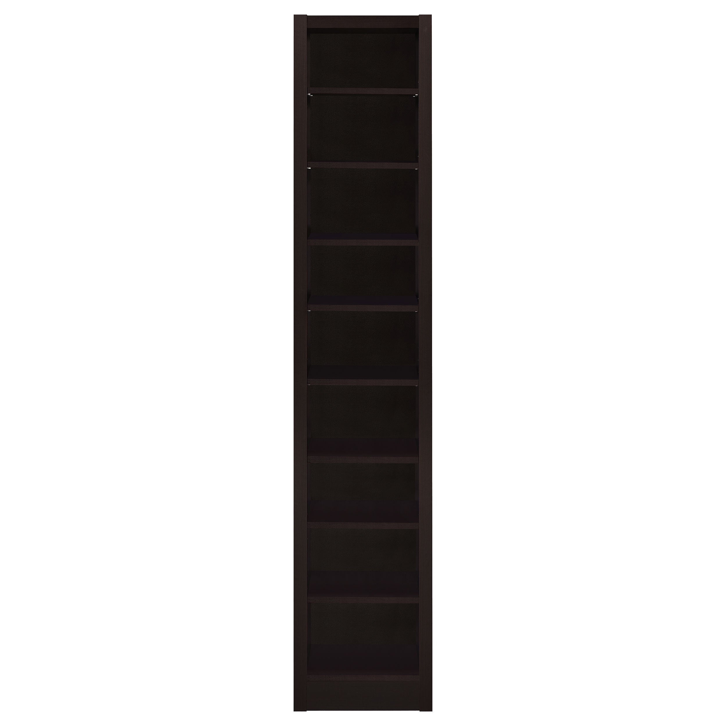 Eliam 71-inch 9-shelf Bookcase Cappuccino