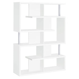 Hoover 63-inch 5-shelf Bookshelf Black