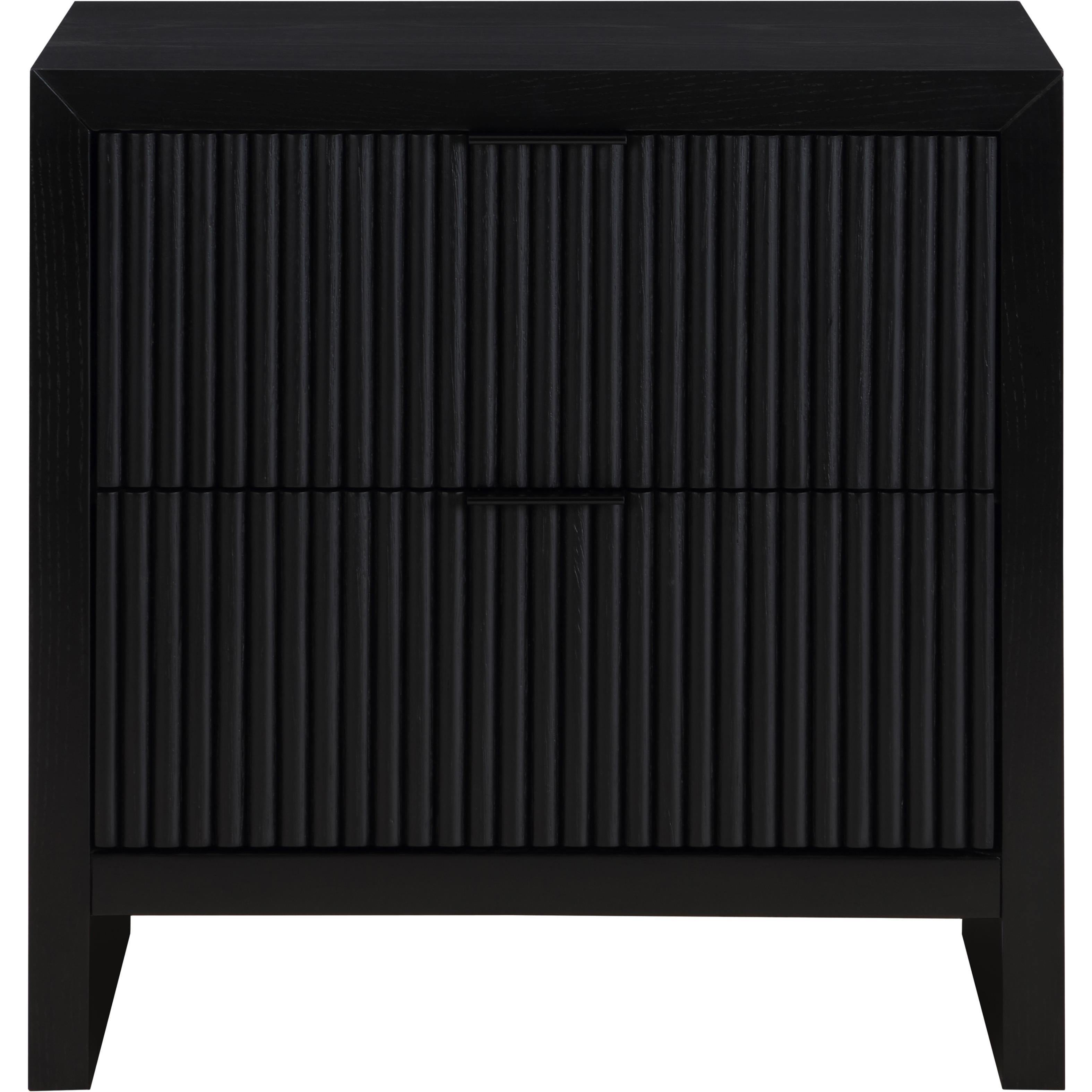 Meridian Fairfax Black Night Stand