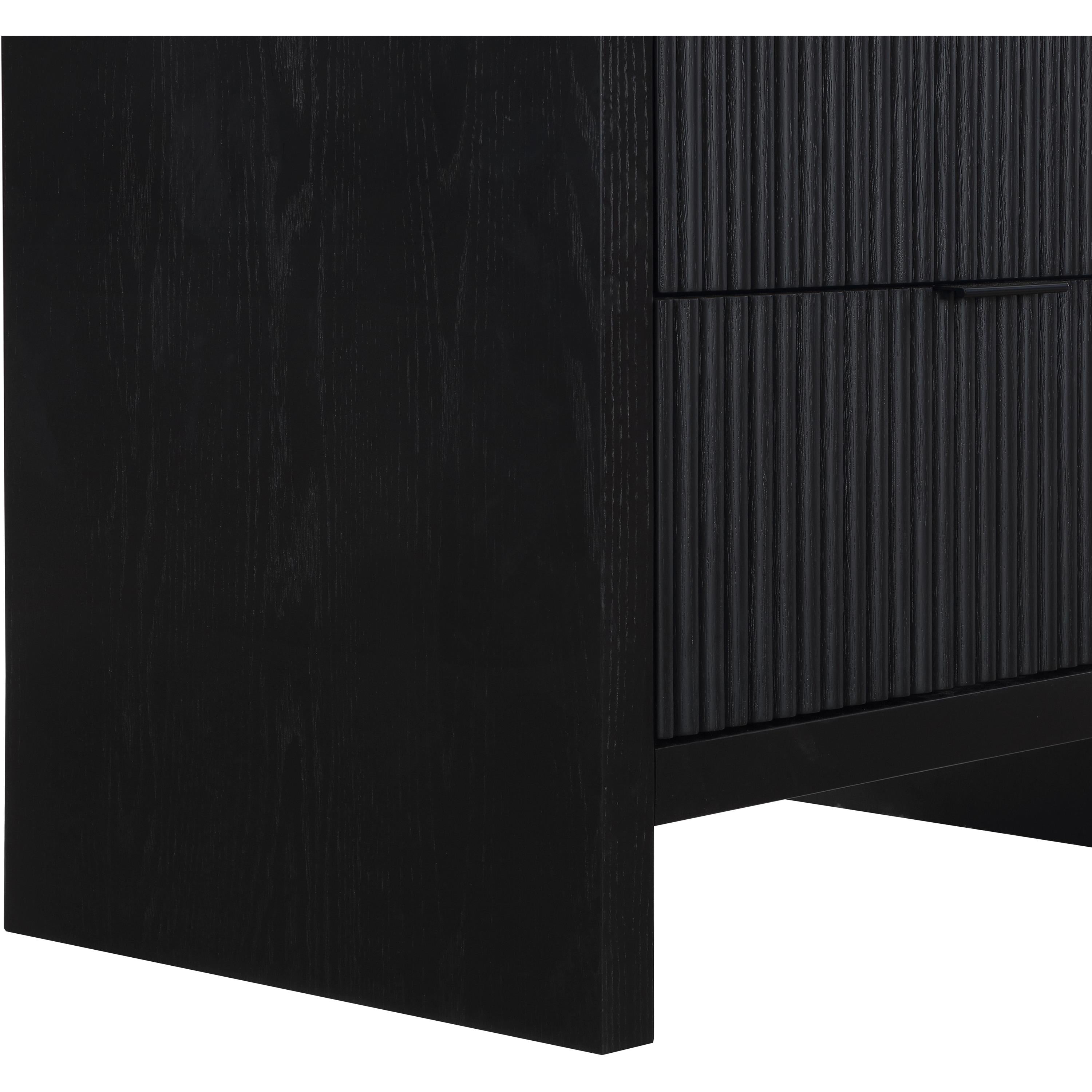 Meridian Fairfax Black Night Stand