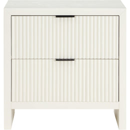 Meridian Fairfax Cream Night Stand