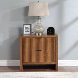 Meridian Fairfax Walnut Night Stand