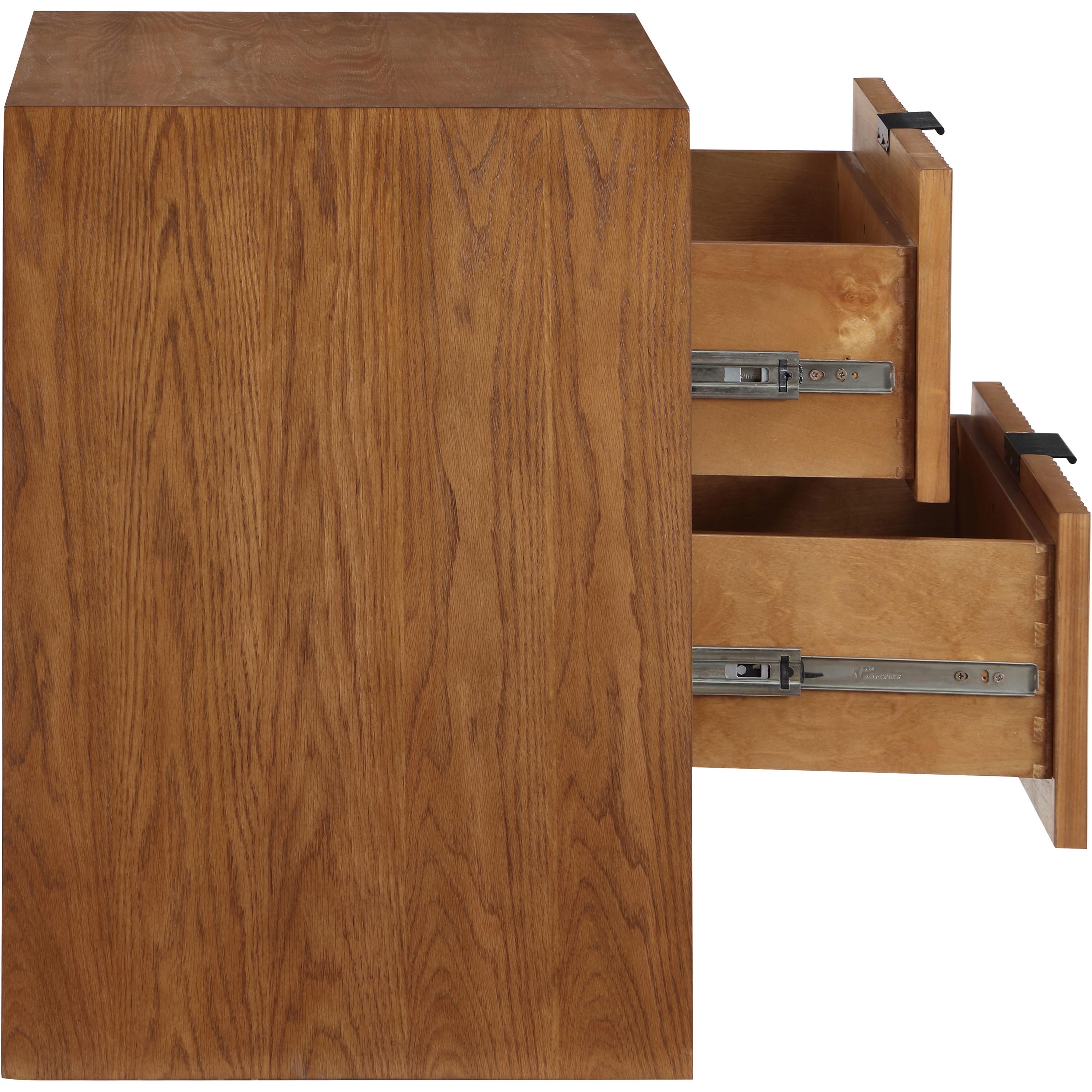 Meridian Fairfax Walnut Night Stand