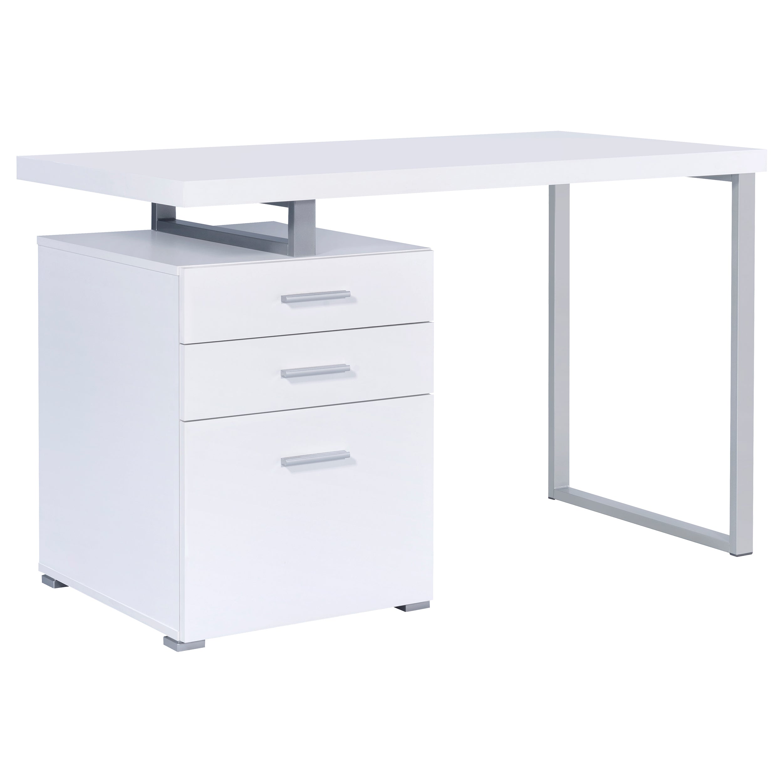 Brennan 47-inch 3-drawer Office Computer Desk Cappuccino